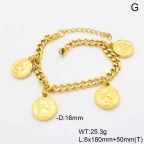 6B2004328vbnb-749  Stainless Steel Bracelet