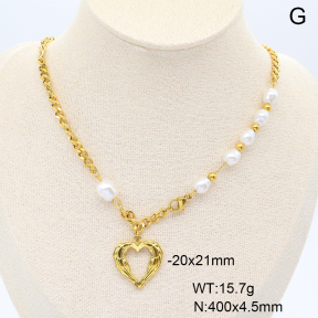 6N3001797vhkb-749  Stainless Steel Necklace