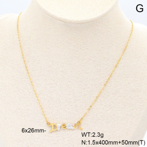 6N4004358vbmb-749  Stainless Steel Necklace