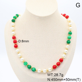 6N4004368bhia-464  Stainless Steel Necklace