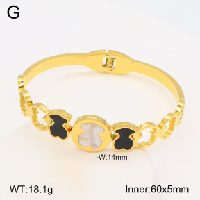 TZ2000459ahjb-377  SS Bear Bangles