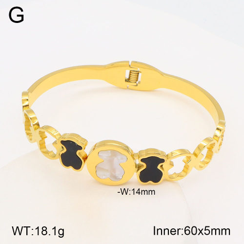 TZ2000459ahjb-377  SS Bear Bangles