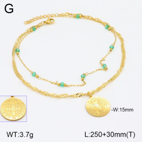2A9001534bbml-350  Stainless Steel Anklets
