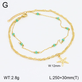 2A9001536bbml-350  Stainless Steel Anklets