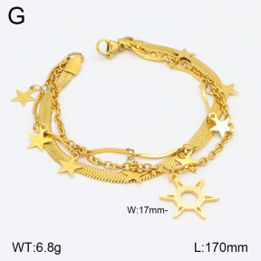 2B2003692bbov-350  Stainless Steel Bracelet