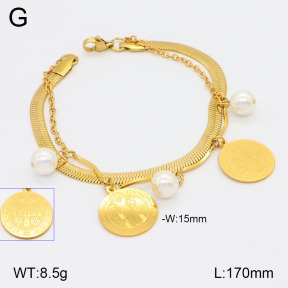 2B3003656bbov-350  Stainless Steel Bracelet