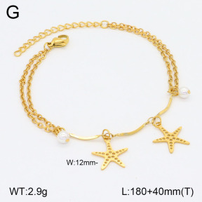 2B3003666ablb-350  Stainless Steel Bracelet