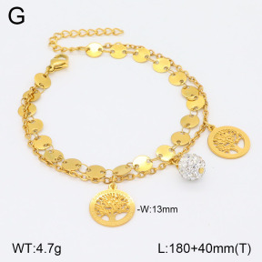 2B4004457bbml-350  Stainless Steel Bracelet