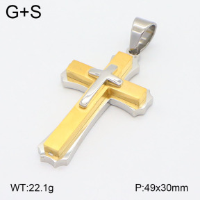 2P2003991bbml-239  Stainless Steel Pendant