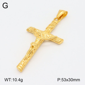 2P2004012bbov-239  Stainless Steel Pendant
