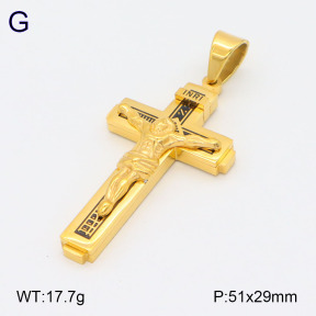2P2004048bbov-239  Stainless Steel Pendant
