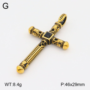 2P4001067bbov-239  Stainless Steel Pendant