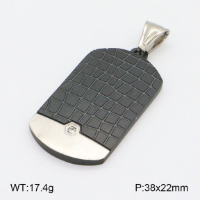 2P4001081bbov-239  Stainless Steel Pendant