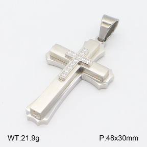 2P4001085bbov-239  Stainless Steel Pendant