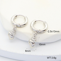6E2007011vbpb-908  316 Pin PVD  Stainless Steel Earrings