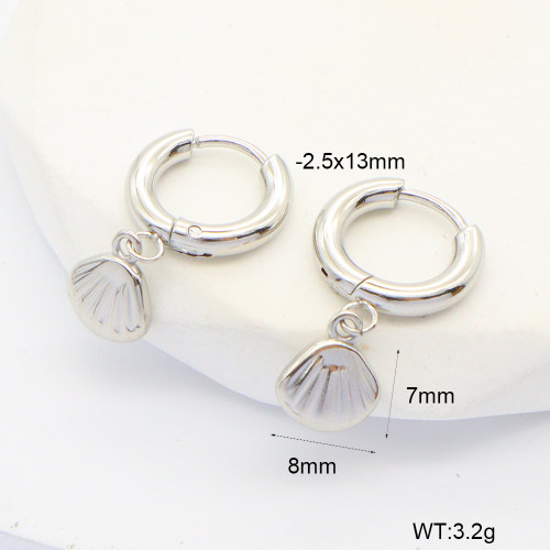 6E2007017vbpb-908  316 Pin PVD  Stainless Steel Earrings