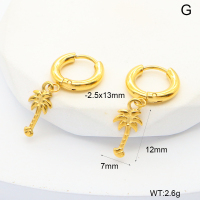 6E2007018bhva-908  316 Pin PVD  Stainless Steel Earrings