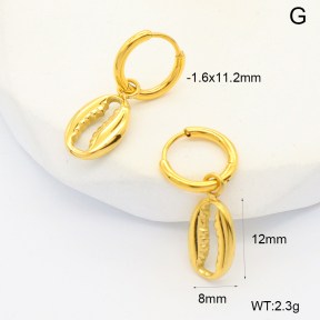 6E2007022bhva-908  316 Pin PVD  Stainless Steel Earrings