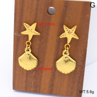 6E2007023vhha-908  316 Pin PVD  Stainless Steel Earrings