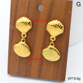 6E2007024vhha-908  316 Pin PVD  Stainless Steel Earrings