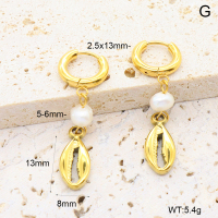 6E3002649bhia-908  316 Pin PVD  Stainless Steel Earrings