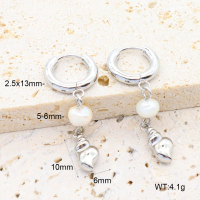 6E3002655vhha-908  316 Pin PVD  Stainless Steel Earrings