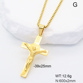 6N2004962bbov-363  Stainless Steel Necklace