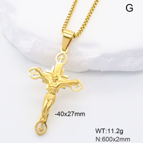 6N2004963bbov-363  Stainless Steel Necklace