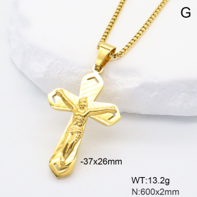 6N2004967bbov-363  Stainless Steel Necklace