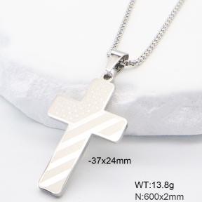 6N2004972ablb-363  Stainless Steel Necklace