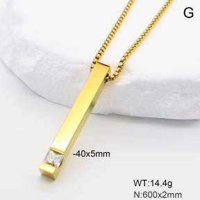 6N4004373vbmb-363  Stainless Steel Necklace