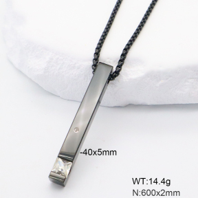 6N4004375bbov-363  Stainless Steel Necklace