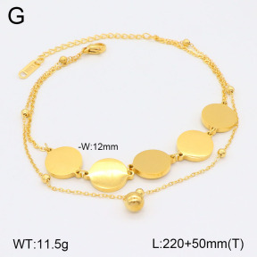 2A9001544bhva-408  Stainless Steel Anklets