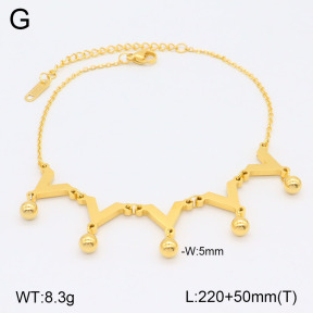 2A9001546bbov-408  Stainless Steel Anklets
