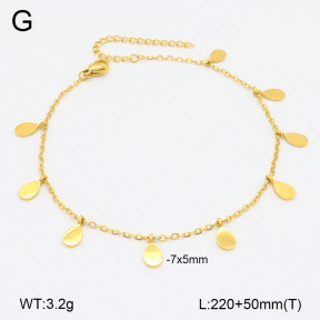 2A9001585ablb-418  Stainless Steel Anklets