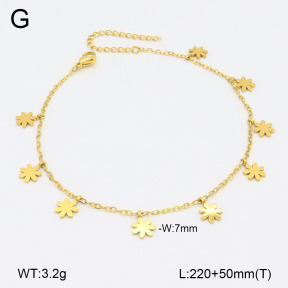 2A9001587ablb-418  Stainless Steel Anklets