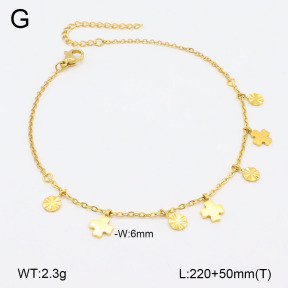 2A9001595ablb-418  Stainless Steel Anklets