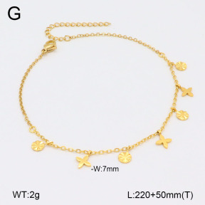 2A9001600ablb-418  Stainless Steel Anklets