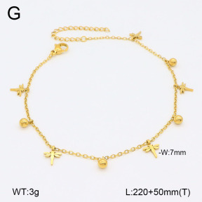 2A9001603ablb-418  Stainless Steel Anklets