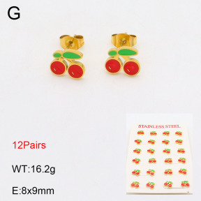 2E3003228ajma-418  Stainless Steel Earrings
