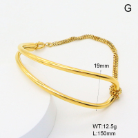 GEB000784vhkb-066  Handmade Polished  Stainless Steel Bangle  BC25060093B