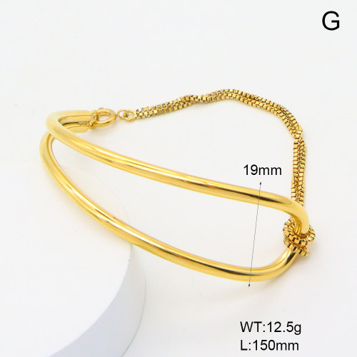 GEB000784vhkb-066  Handmade Polished  Stainless Steel Bangle  BC25060093B