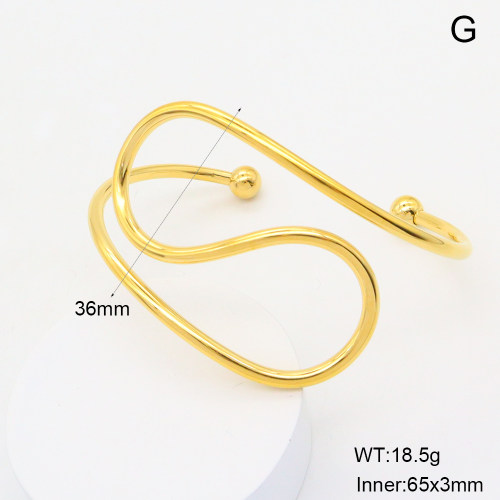 GEB000785bhia-066  Handmade Polished  Stainless Steel Bangle  BC25060094B