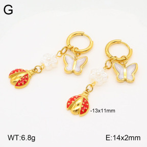 2E3003250bhbl-669  Stainless Steel Earrings