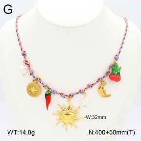 2N3002378bhjl-669  Stainless Steel Necklace