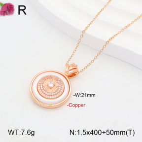F2N401135bhia-J31  Fashion Copper Necklace