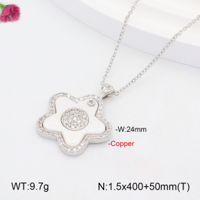 F2N401165bhia-J31  Fashion Copper Necklace