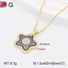 F2N401166bhia-J31  Fashion Copper Necklace