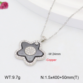 F2N401167bhia-J31  Fashion Copper Necklace