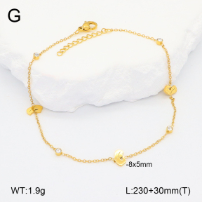 2A9001608vbmb-642  Stainless Steel Anklets
